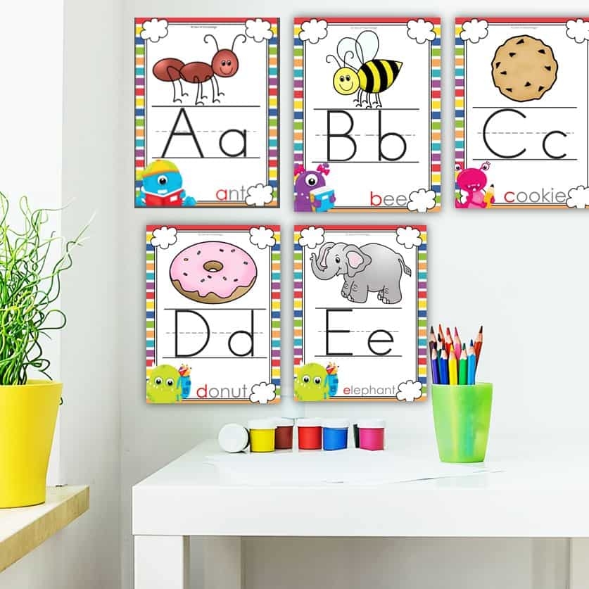 Free Printable Alphabet Wall Posters