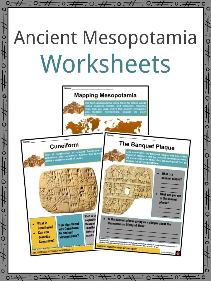 Ancient Mesopotamia Printable Worksheets