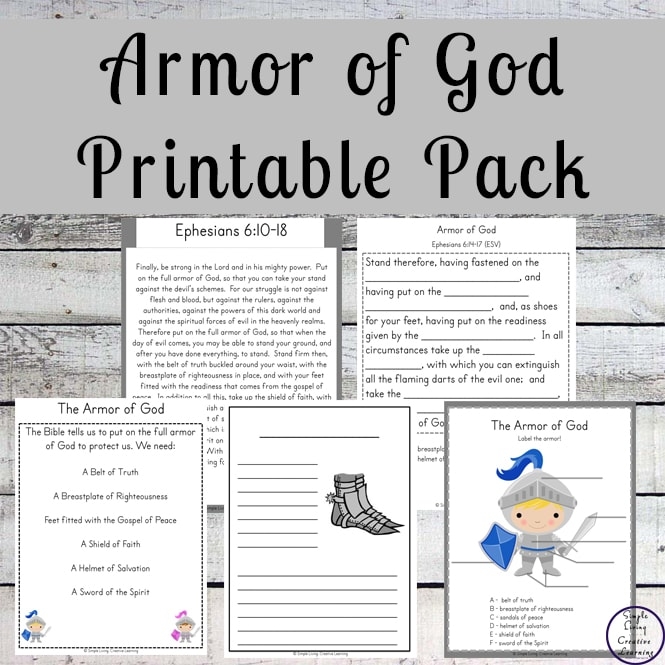 Armor Of God Printables