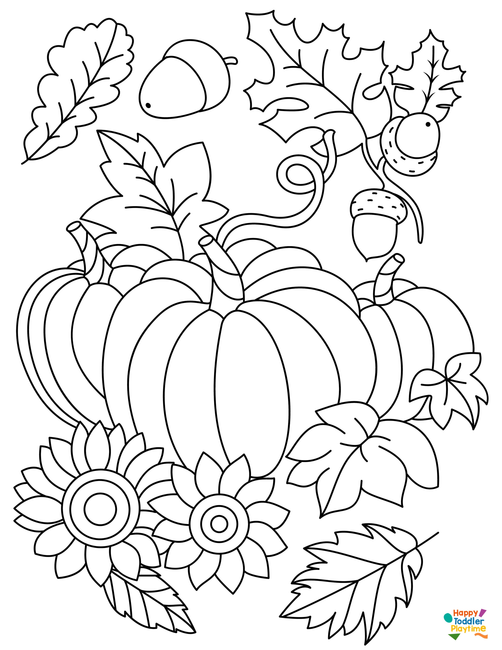 Fall Coloring Pages Printable Free