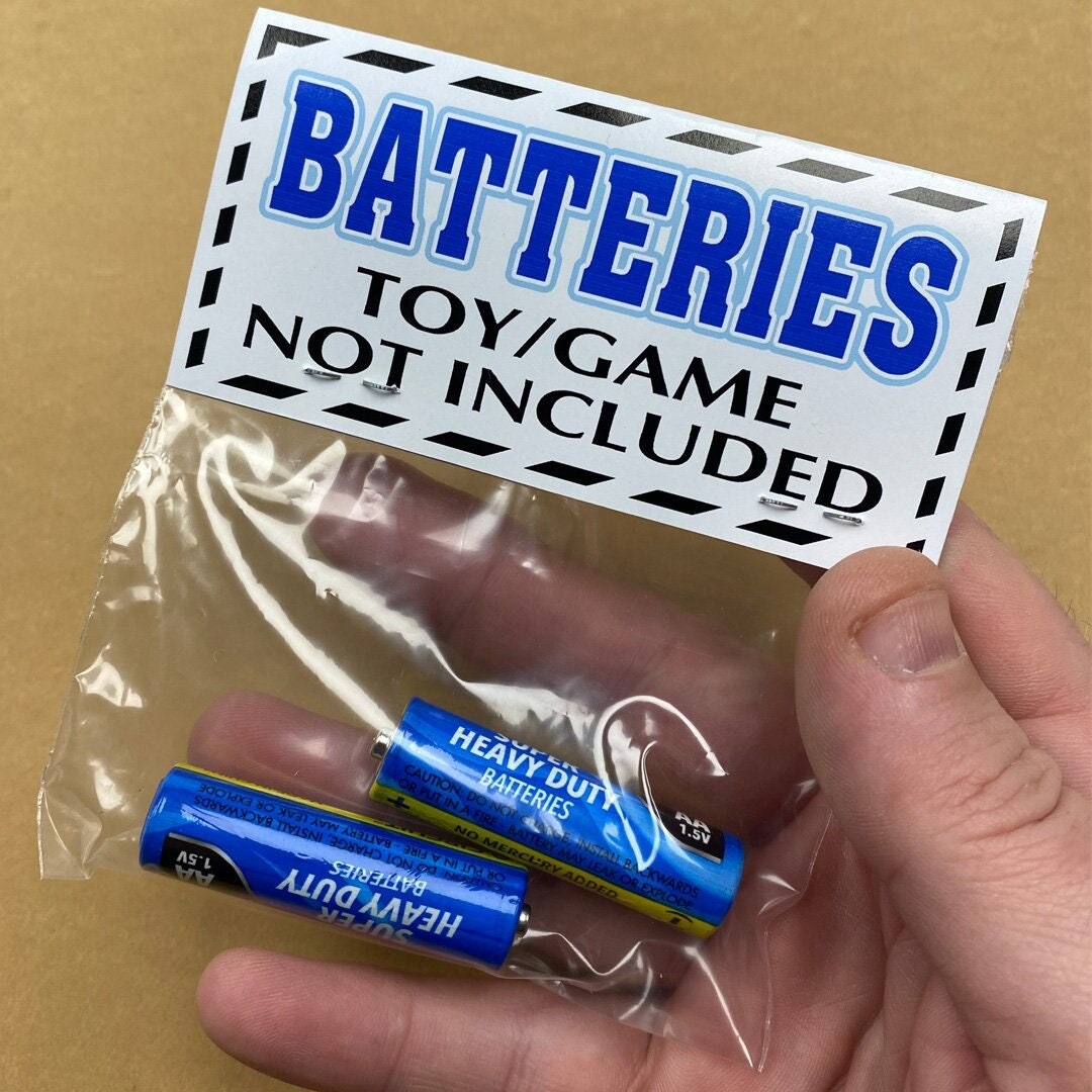 Batteries Toy Not Included Bag Etsy