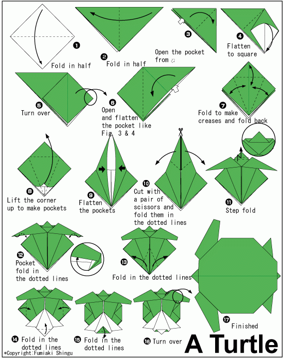 Beginner Easy Origami Printable Instructions
