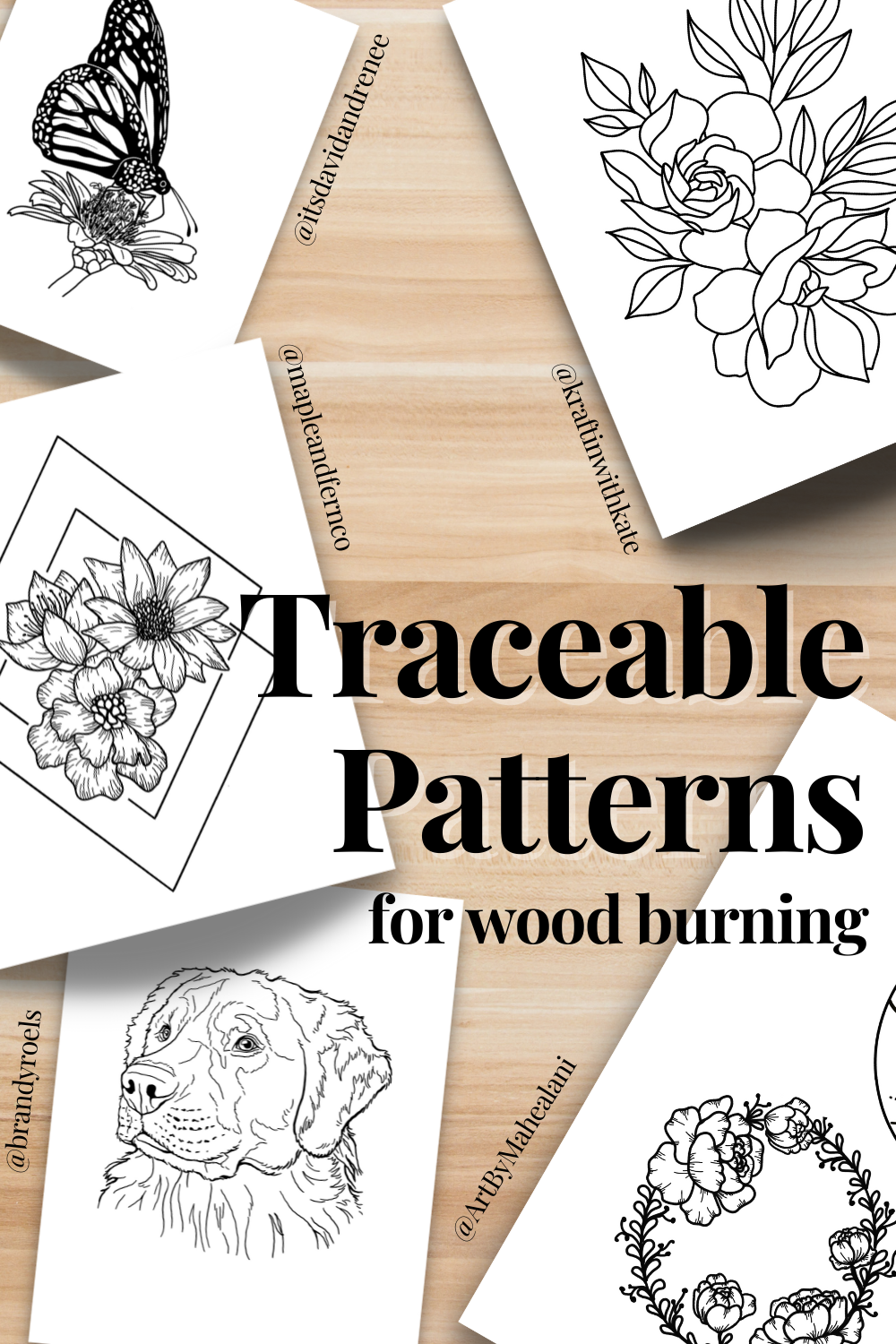 Beginner Printable Wood Burn Pattern