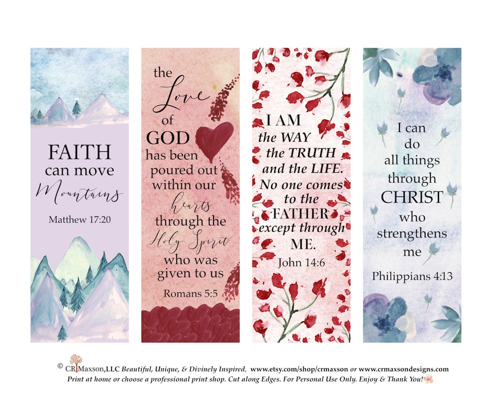 Bible Bookmark Printable