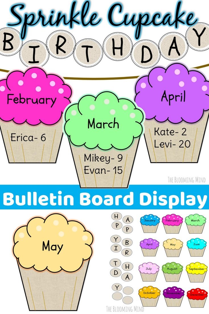 Birthday Bulletin Board Printables Free Printable Templates