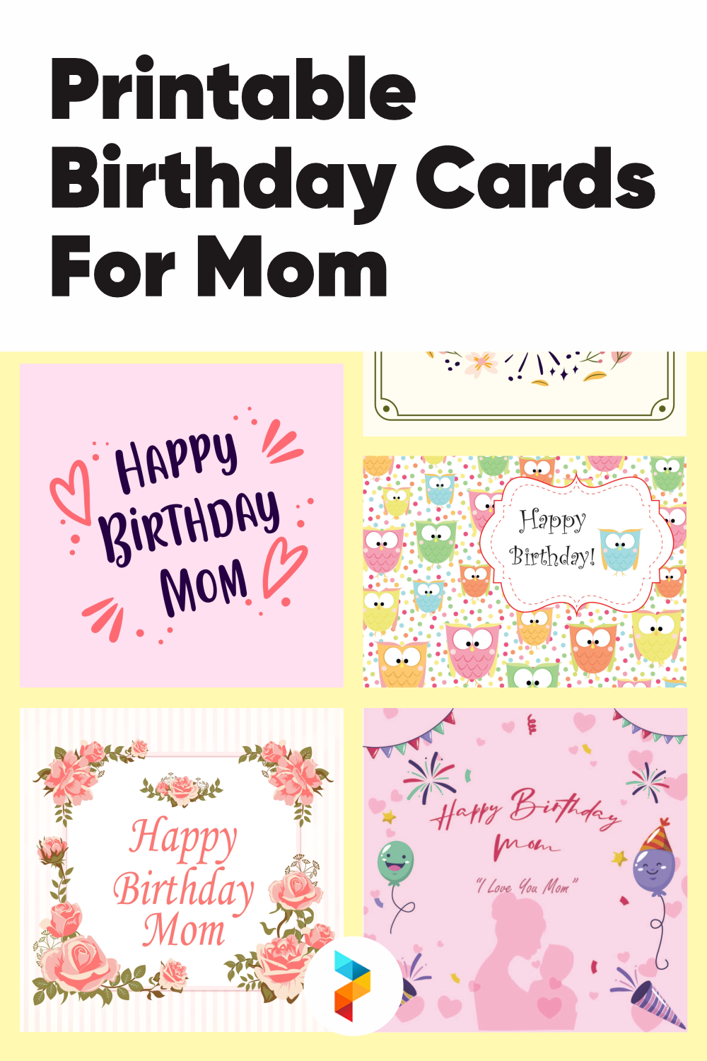 Birthday Cards For Mom 10 Free PDF Printables Printablee