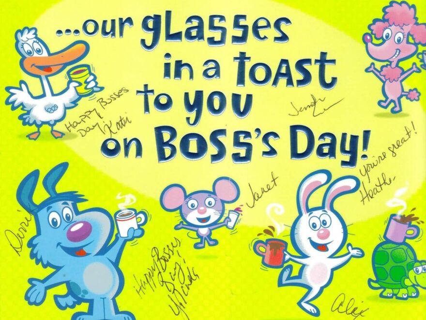 Boss Day Free Printable Cards Printable Word Searches