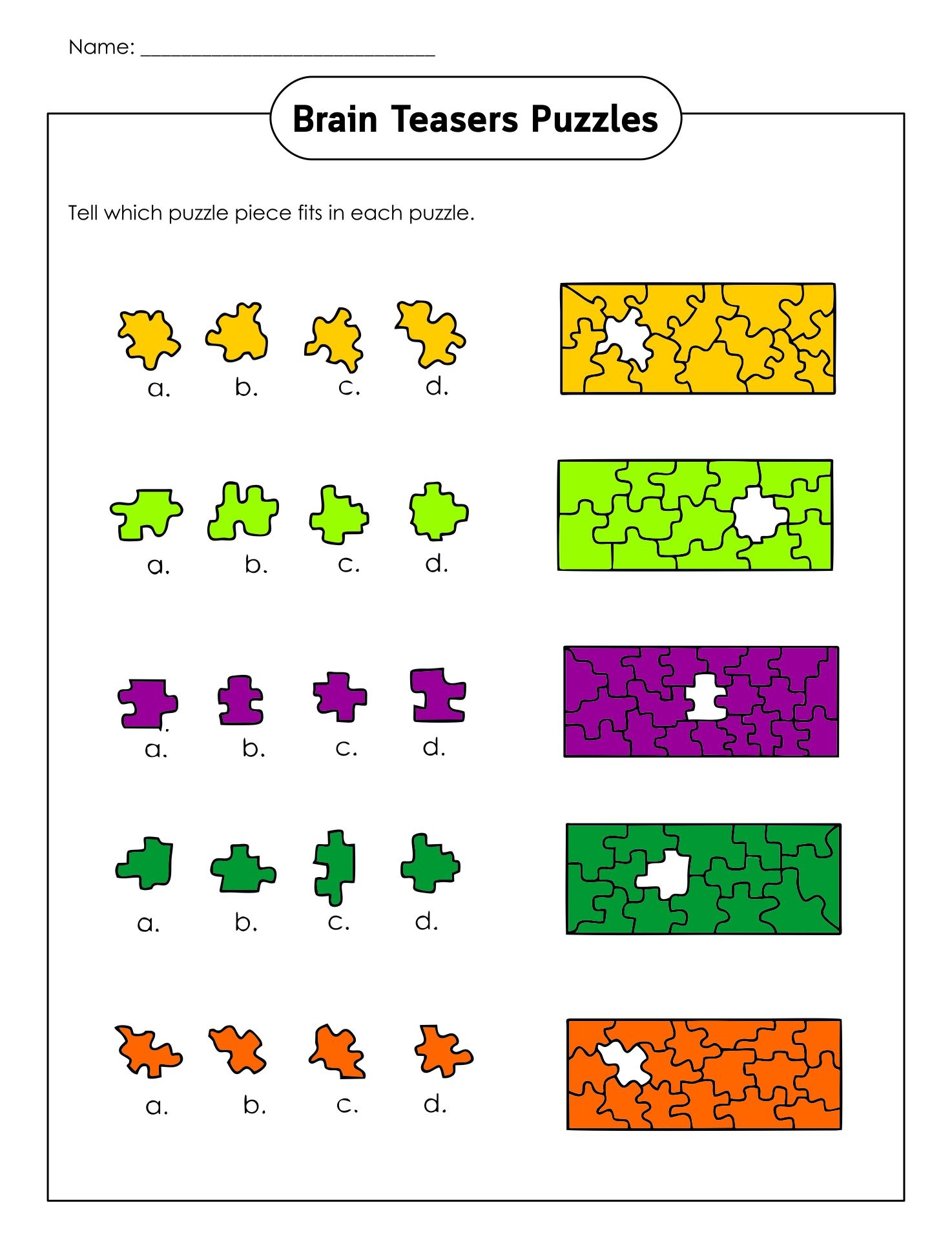 Brain Teasers For Kids Printable Printable Calendars AT A GLANCE