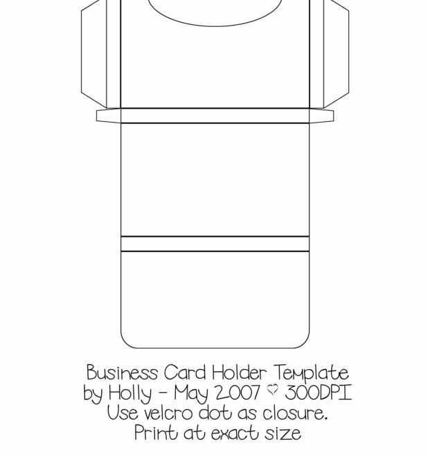 Business Card Holder Template Download Business Card Printable