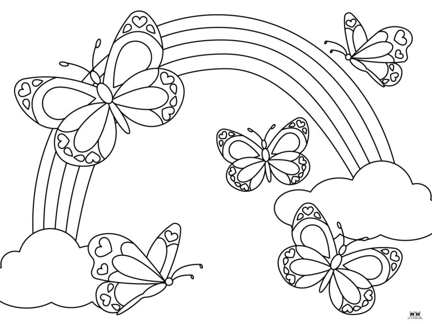 Butterfly Coloring Pages 50 FREE Pages Printabulls
