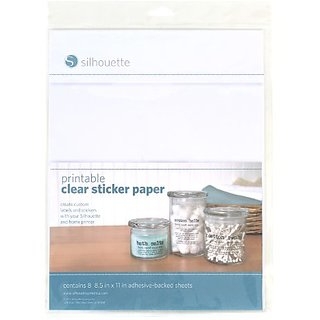 Buy Silhouette Printable Clear Sticker Paper Online 1370 From ShopClues