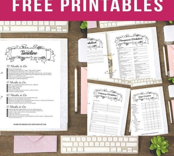 Check Out This Wedding Binder Full Of Free Printables 42 Freebies To
