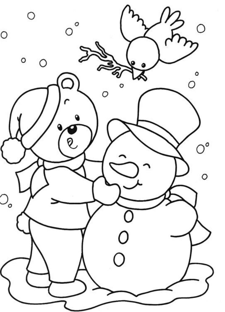 Christmas And Winter Coloring Pages At GetColorings Free 