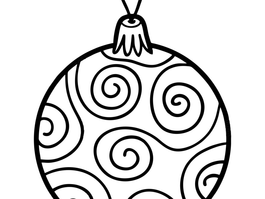 Christmas Ornaments To Color 10 Free PDF Printables Printablee