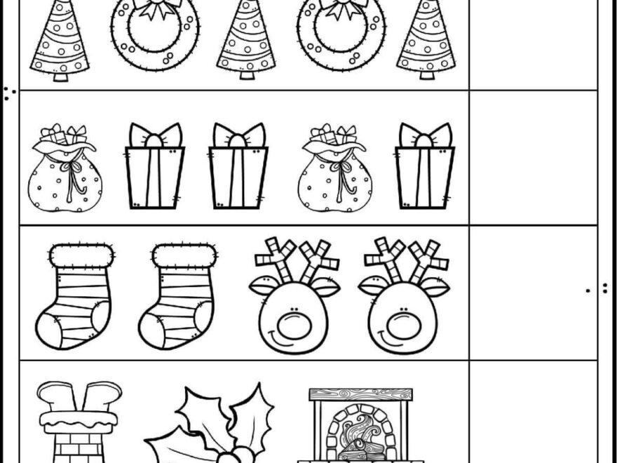 Christmas Printables For Kindergarten