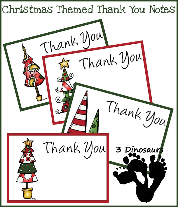 Christmas Thank You Cards Printable Free Francesco Printable