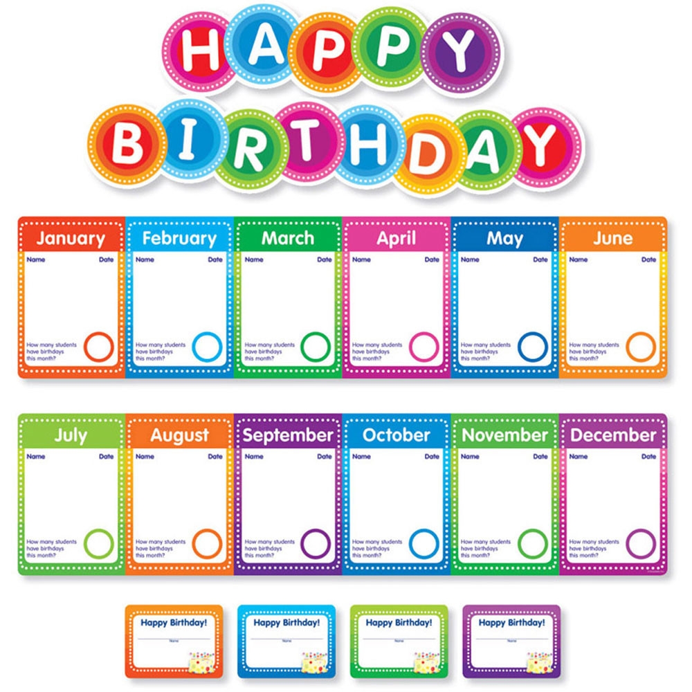 Free Birthday Bulletin Board Printables