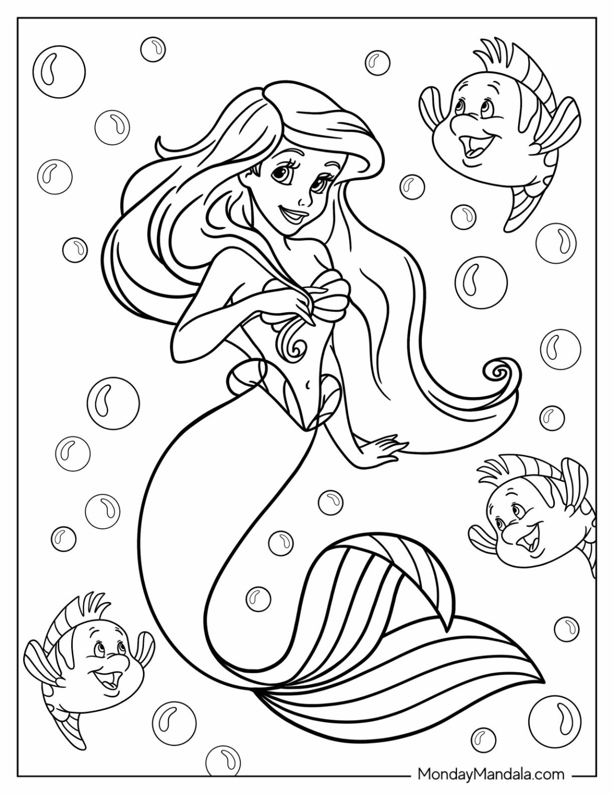 Coloring Pages Disney Princesses Printable