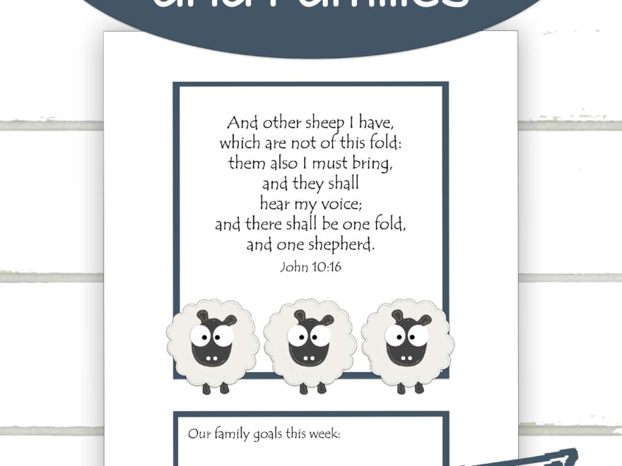 Come Follow Me For Individuals And Families Free Weekly Printable For