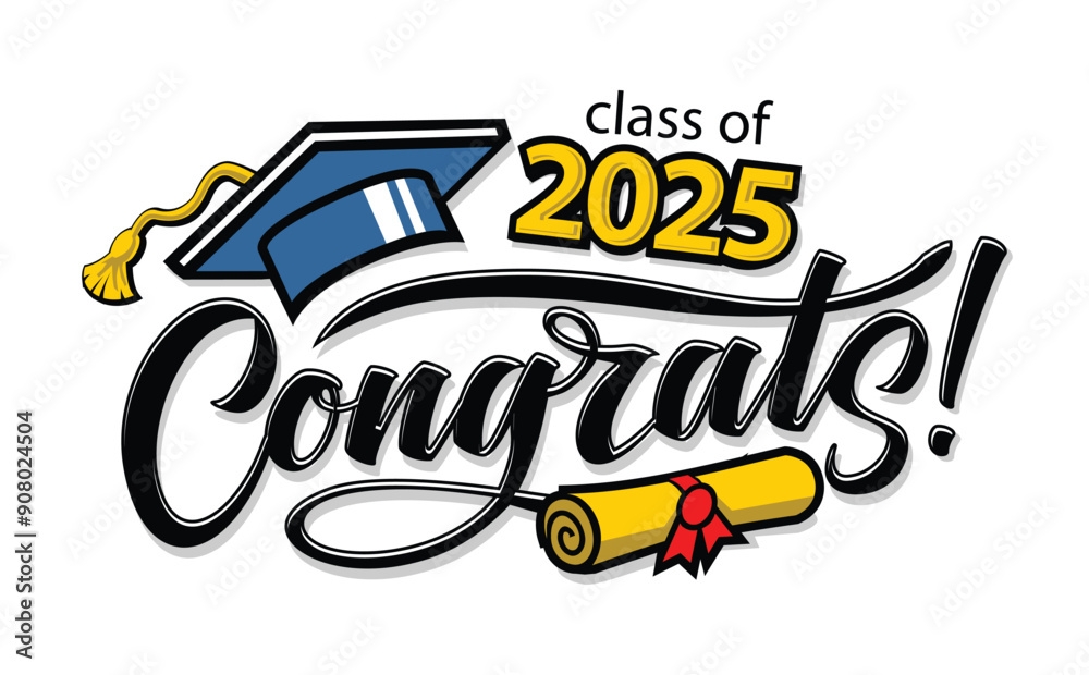 Congratulations Graduates Editable Template For Greeting Invitation 
