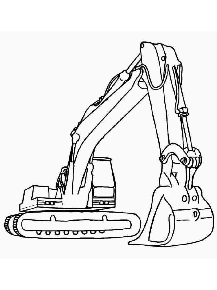 Construction Vehicles Coloring Pages Download And Print Construction 