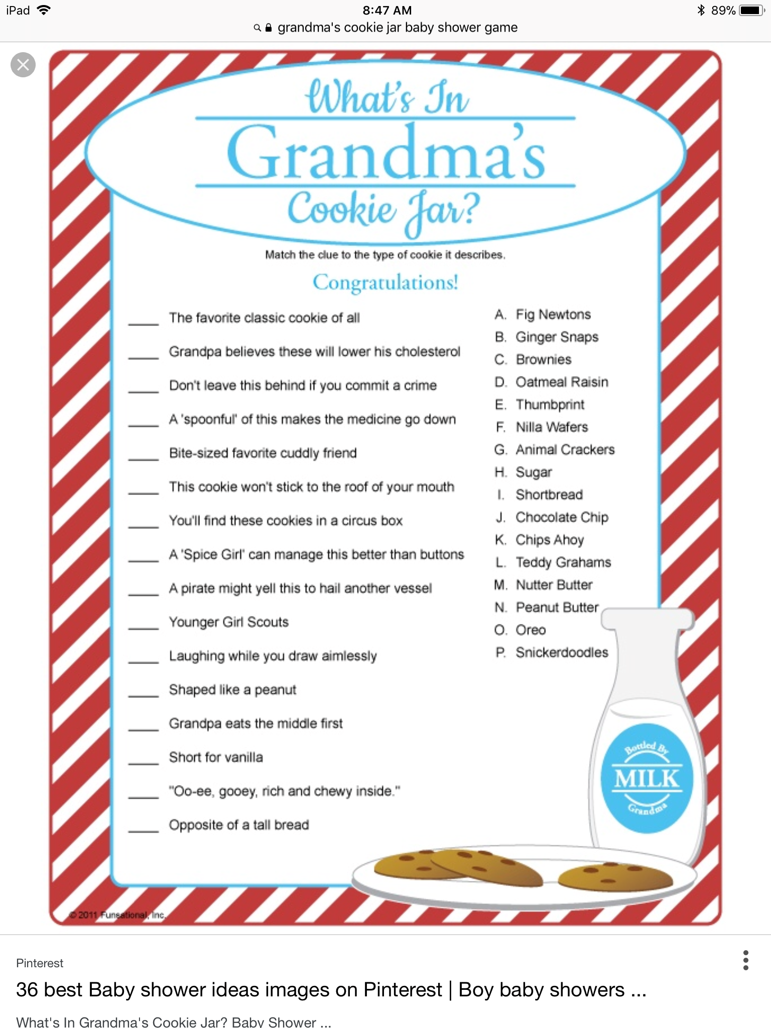 Cookie Exchange Games Free Printable