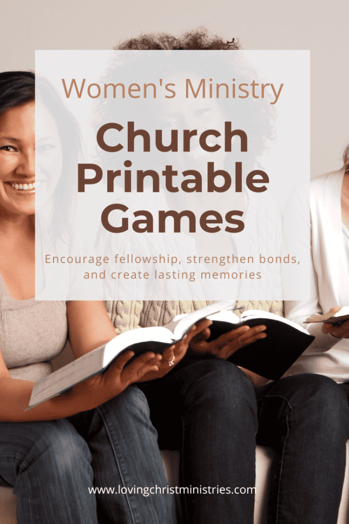 Creative Church Printable Games For Women 39 s Ministry Loving Christ 