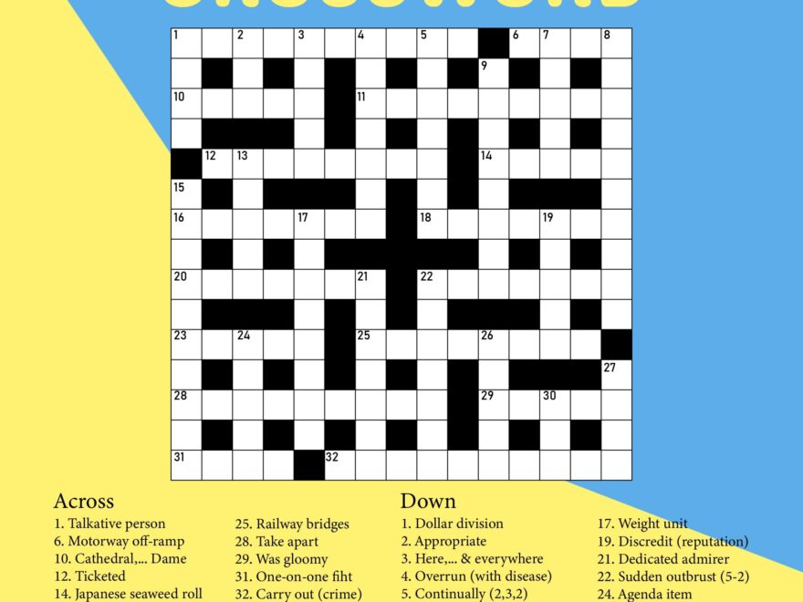 Crosswords For Adults 13 Free PDF Printables Printablee