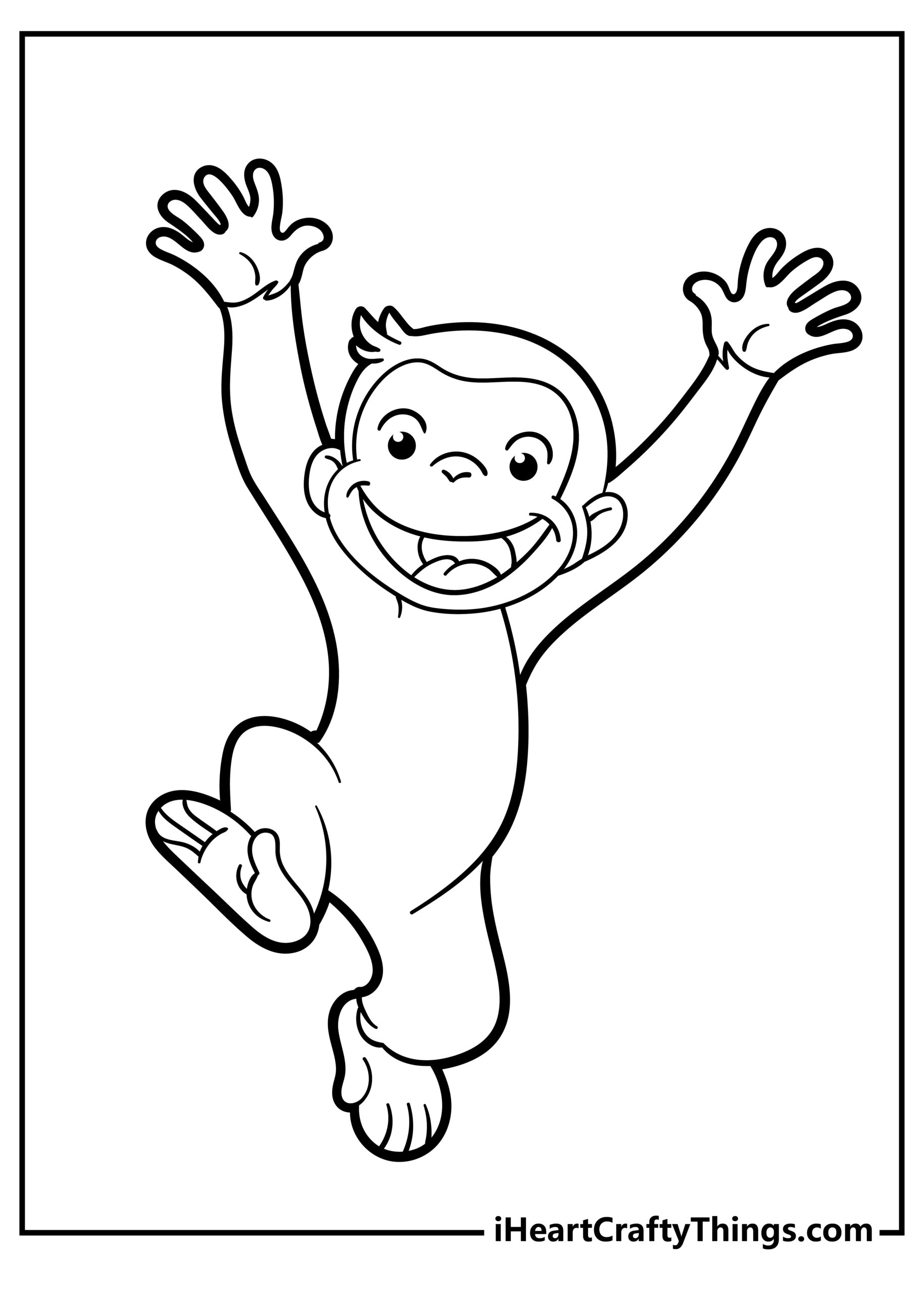 Curious George Coloring Pages For Kids Printable Angg Vrogue co