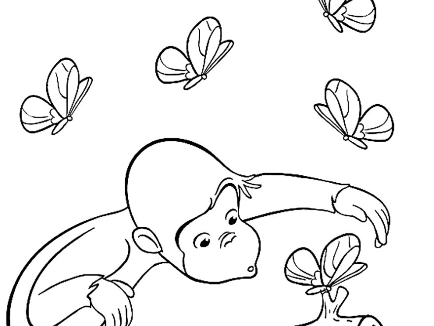 Curious George Coloring Pages To Download And Print For Free
