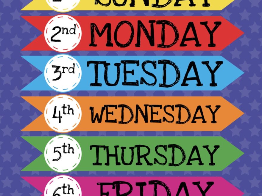 Days Of The Week Worksheets Printables 50 Free Pages Printabulls