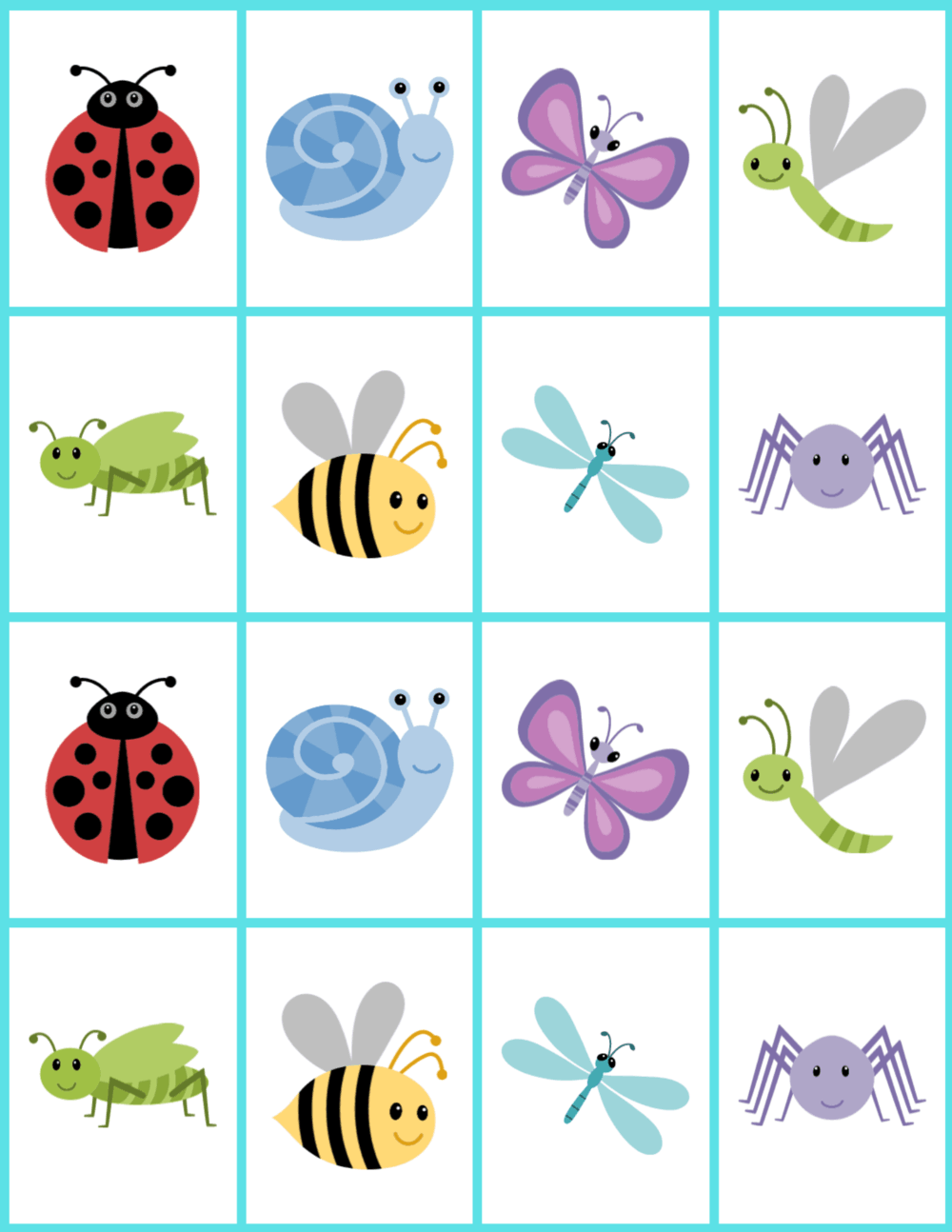 DIY Memory Game Cards For Kids free Printable StlMotherhood
