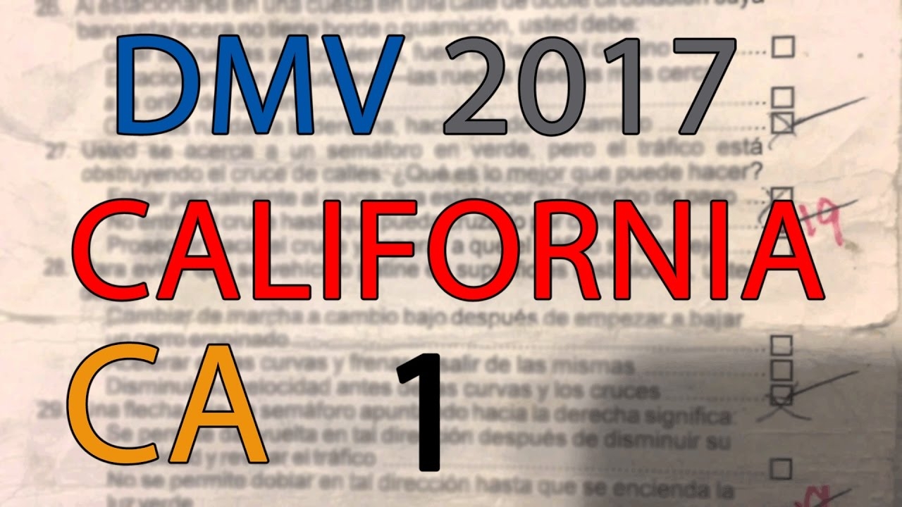 Dmv Practice Test In Spanish Printable