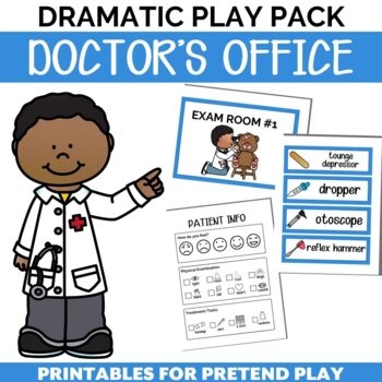 Dramatic Play DoctorS Office Free Printables