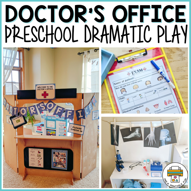 Doctor 39 s Office Dramatic Play Pre K Printable Fun