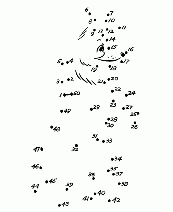 Dot To Dot Printables 1-50