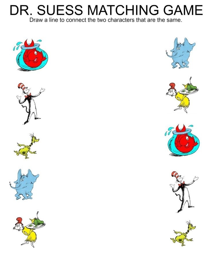 Dr Seuss Worksheets Free Printable
