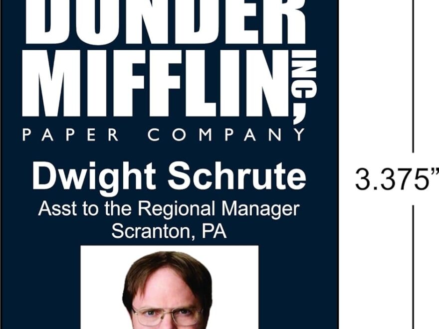Dwight Schrute Name Tag Printable