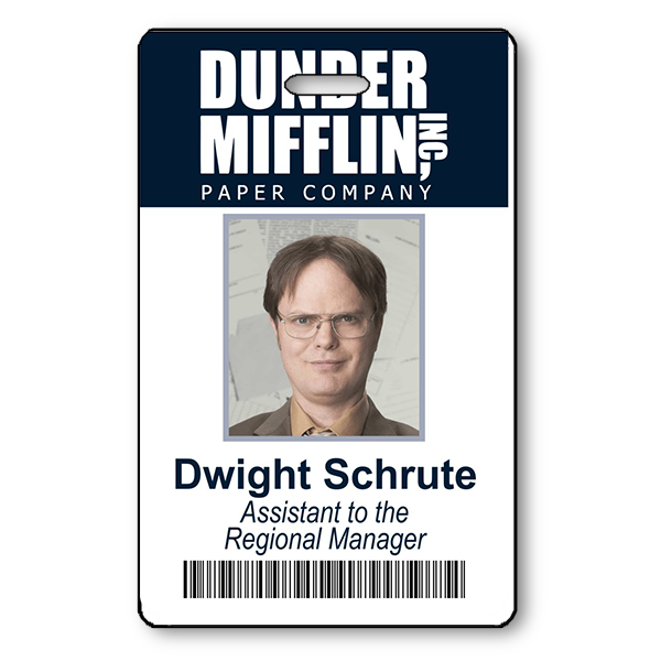 Dwight Schrute Name Tag Printable