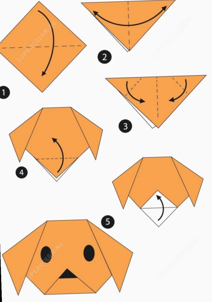 Easy Origami For Kids Step By Step Printable