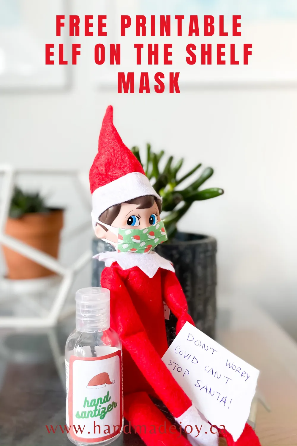 Elf On The Shelf Free Printable Mask James K Lance