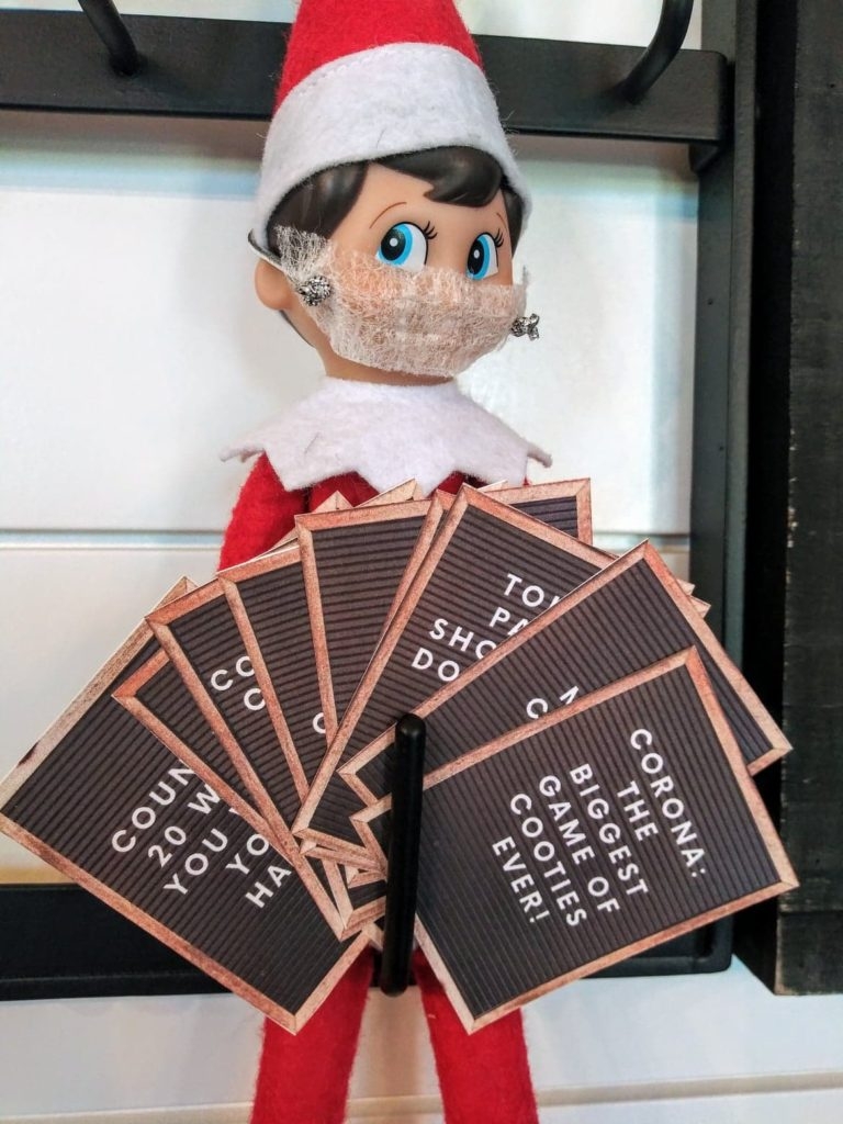 Elf On The Shelf Quarantine Laughable Free Printables DIY Couple Blog