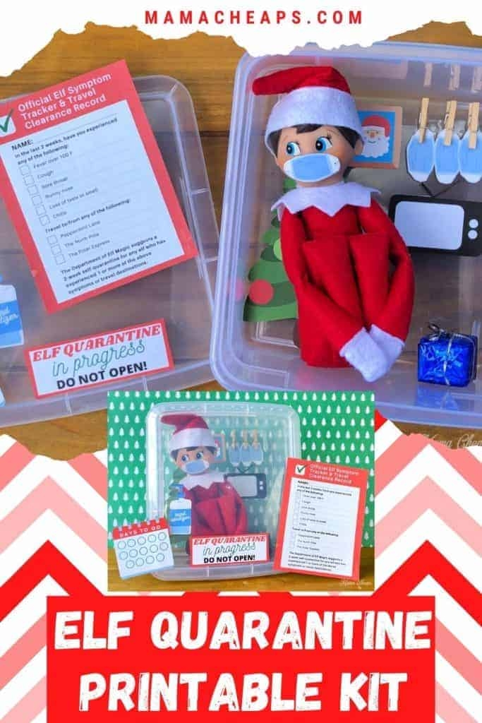 Elf On The Shelf Quarantine Free Printable