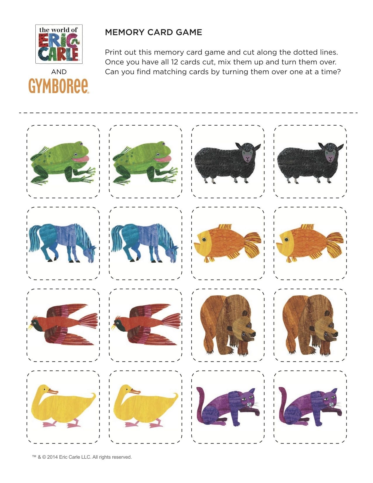 Eric Carle Brown Bear Printables