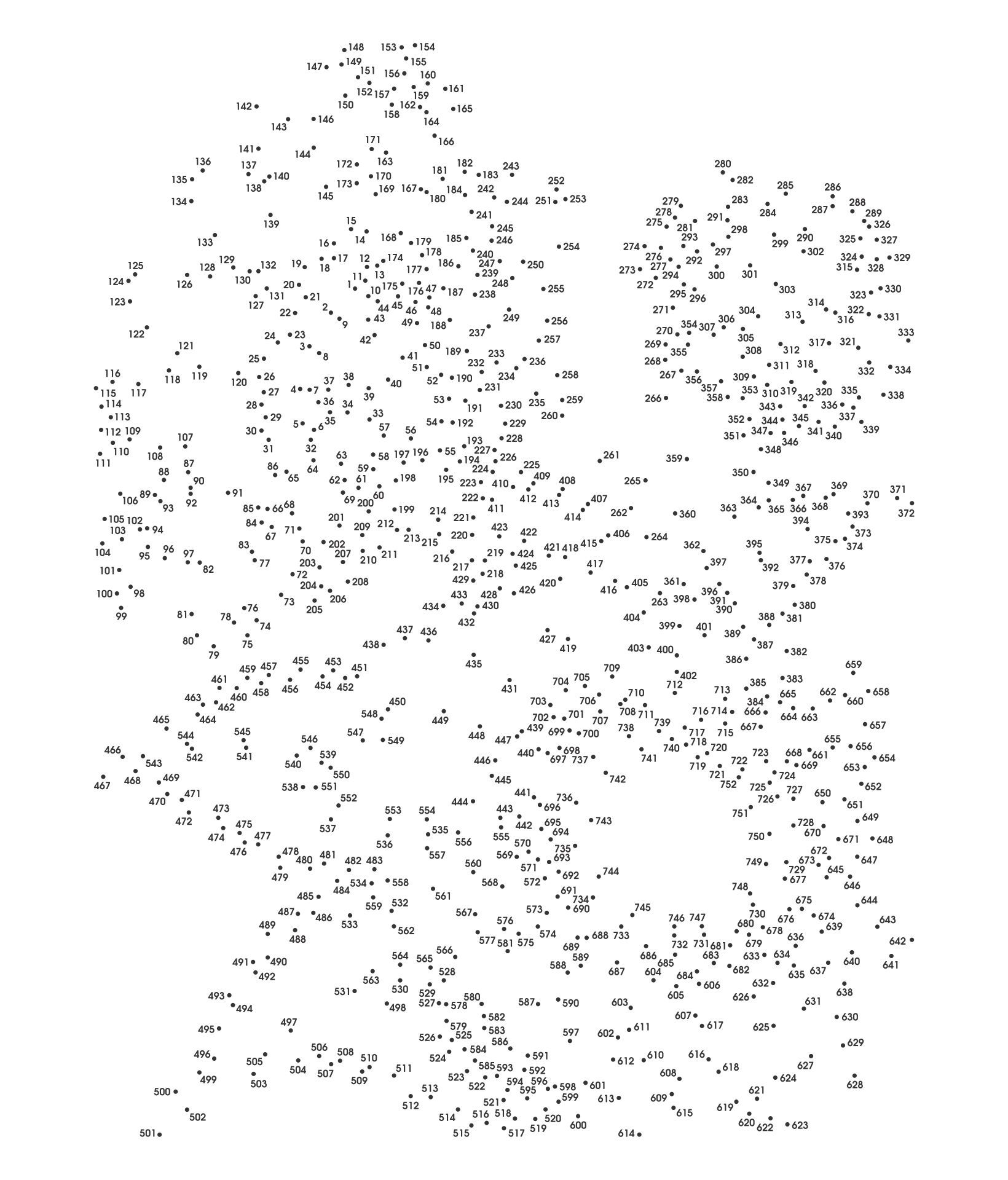 Extreme Dot To Dot Printables 1000 Connect The Dots Dot To Dot 