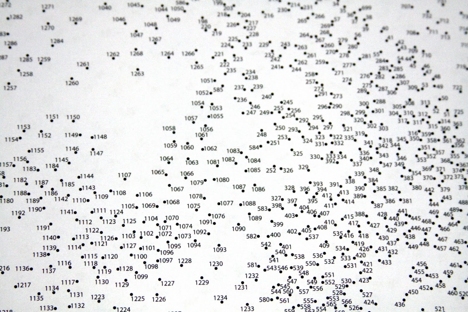 Extreme Dot To Dot Printables 500 Dots