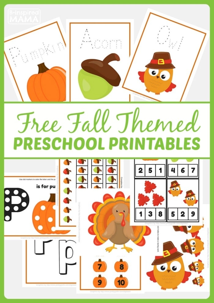 Free Fall Printables For Kids