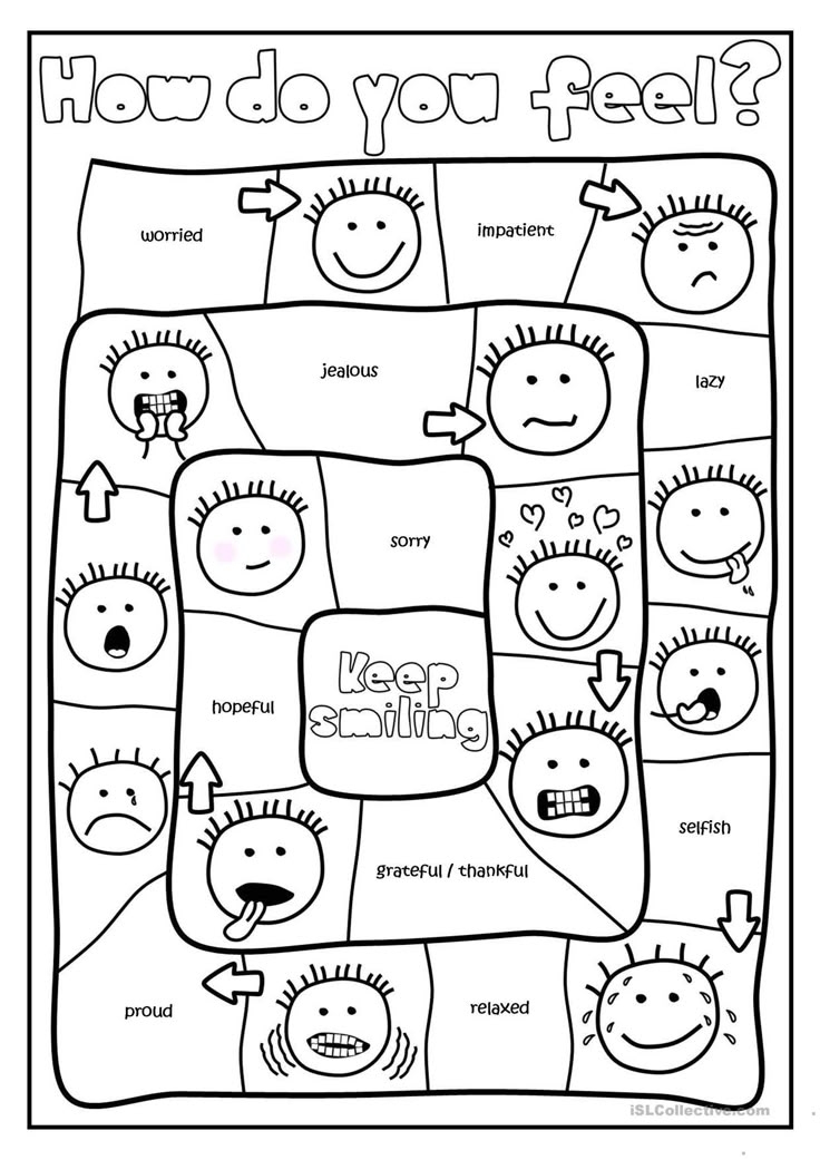 Feelings And Emotions Worksheets Printable