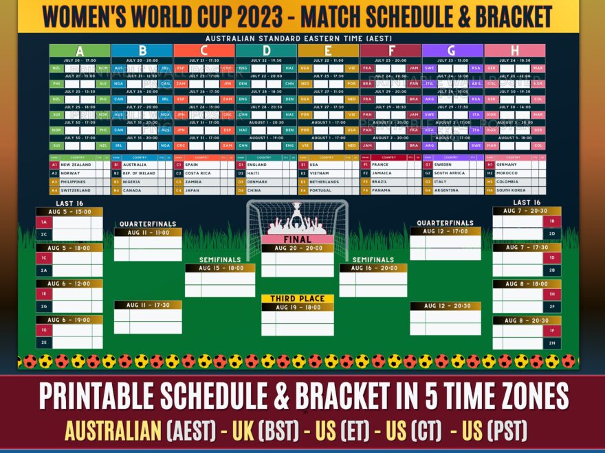 Fifa World Cup 2025 Printable Schedule Thomas G McCoy