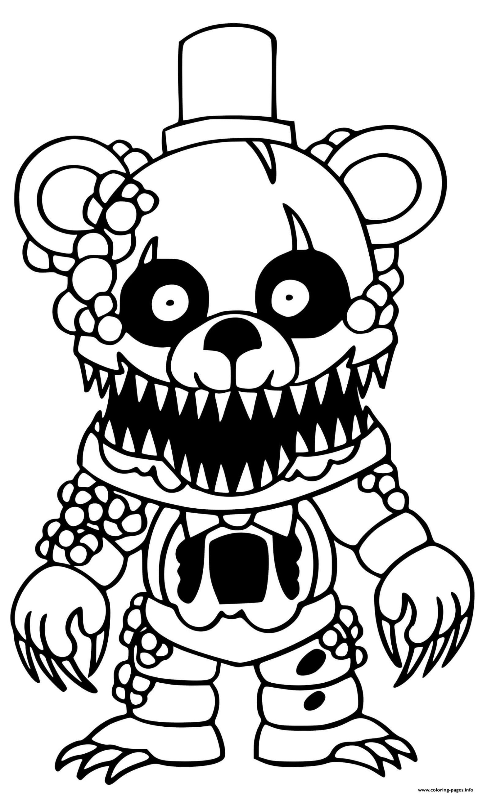 Five Nights At Freddys S Coloring Pages Visual Coloringpages